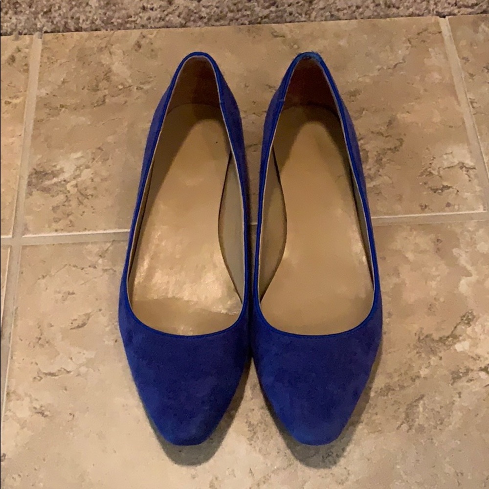 Blue flats